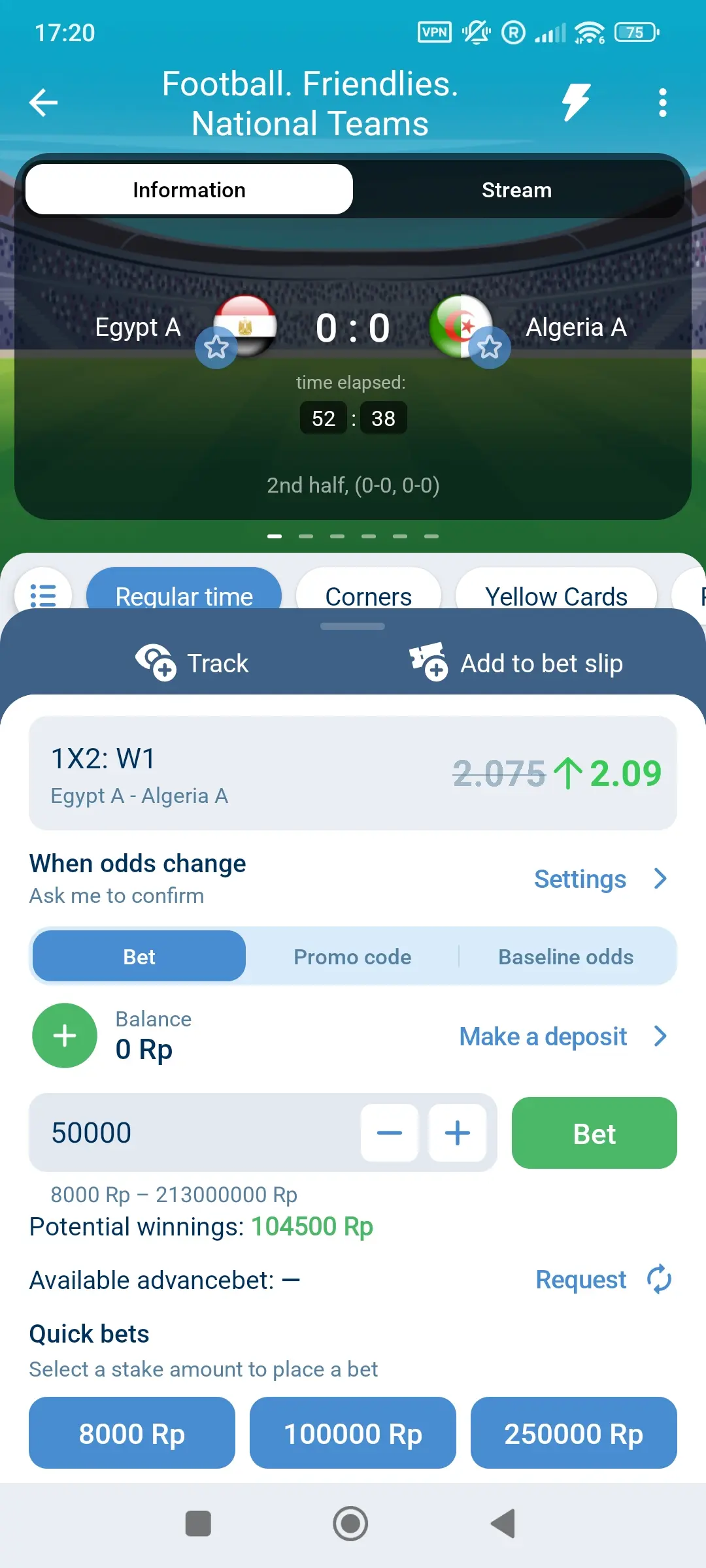1xBet live